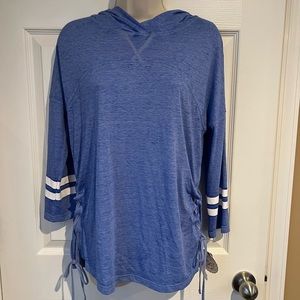 So Juniors Perfectly Soft Lace‎ Up Side Hoodie Lightweight Size Medium